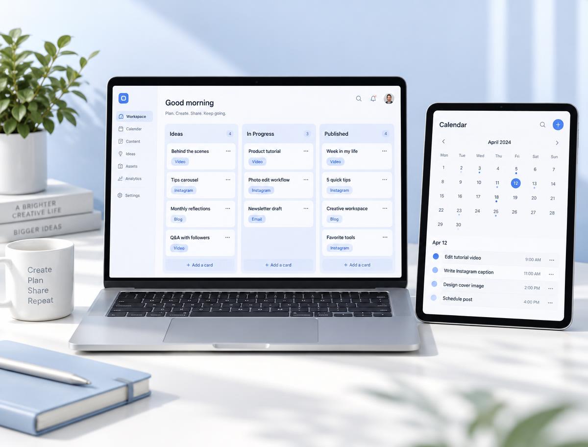 Editorial Content Calendar preview